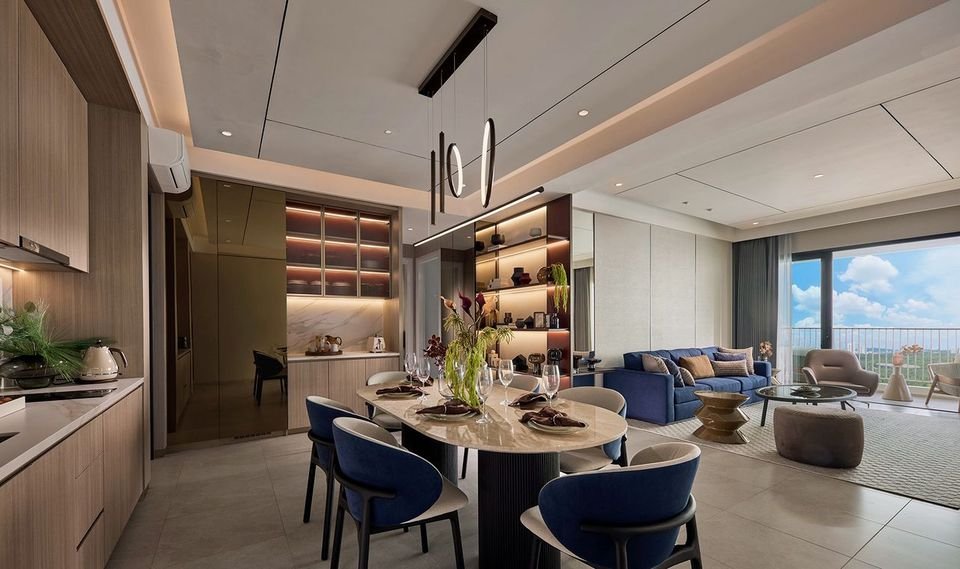 Living and dining