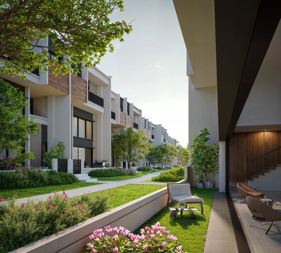 Parkhomes garden walk